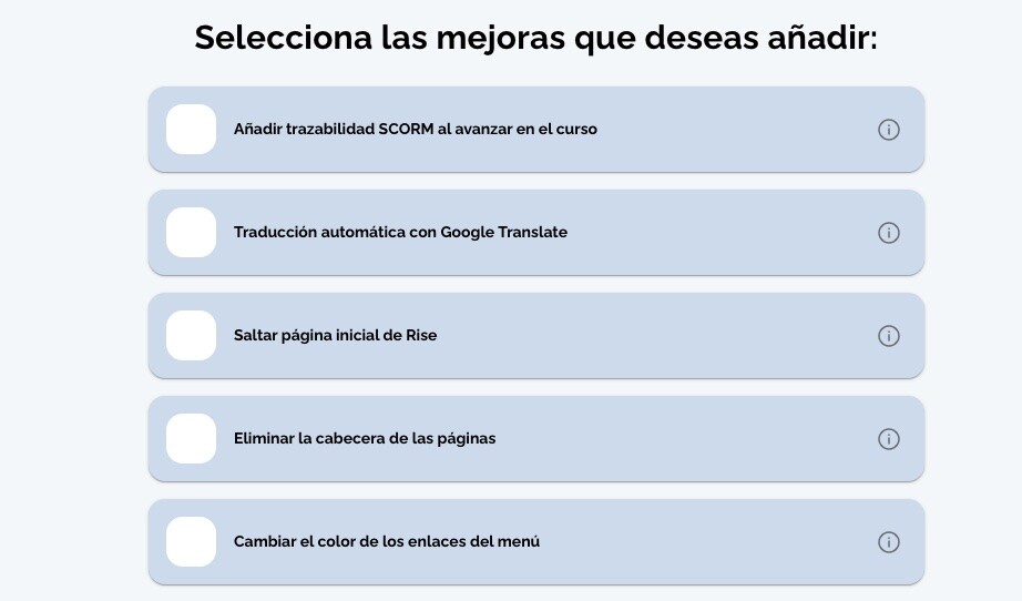 Capturar el seguimiento SCORM en Moodle con Articulate RISE 360